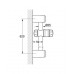 GROHE TEMPEST 28666000 Sprchová tyč 600 mm
